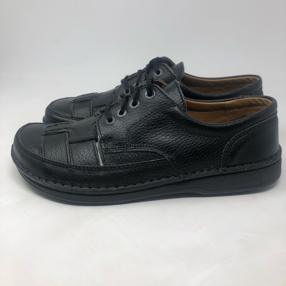Classic Black Leather Women's Shoes - Picture 6 of 11